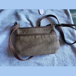 The Sak Shoulder Bag Crochet Kint Tan purse